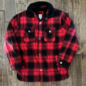 Kids Red Gap Plaid Jacket 